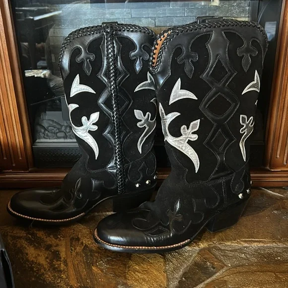 Rocketbuster Boots Black and Silver Ankle Booties - Picture 5 of 10